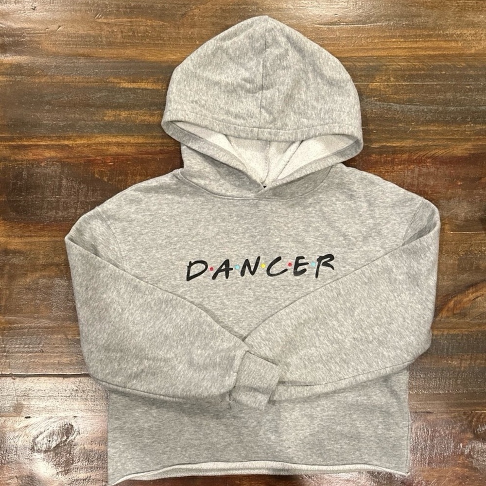 Friends Inspired Cropped “DANCER” Hoodie